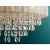 Possini Euro Jolie 20" Wide Silver Fabric Crystal Chandelier 1 Possini Euro Jolie 20" Wide Silver Fabric Crystal Chandelier -Outlet The Radiantix Store 190405 contemporary modern chandeliers 98424 img 1594