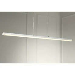 Float 36" Wide Silver LED Kitchen Island Light Chandelier