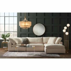 Possini Euro Nor 23" Wide Warm Antique Brass 6-Light Pendant