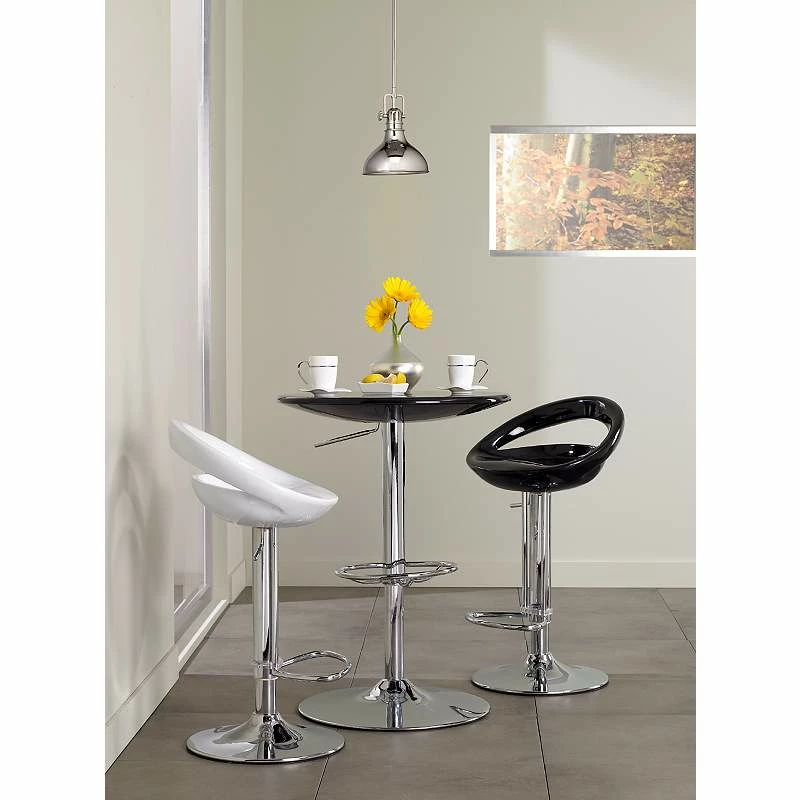 Kichler Hybrid 8" Wide Polished Nickel Mini Pendant 3 Kichler Hybrid 8" Wide Polished Nickel Mini Pendant