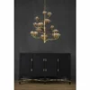 Agavé Americana 42" Wide 22-Light Dark Gold Leaf Chandelier -Outlet The Radiantix Store 518f0scene