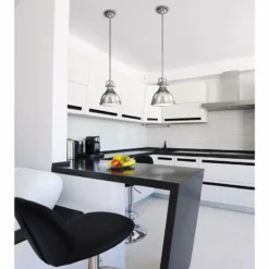 Hudson Valley Pelham 8" Wide Polished Nickel Mini Pendant