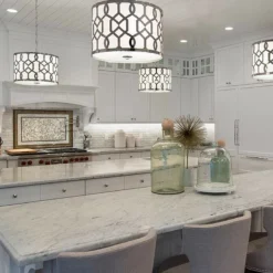 Crystorama Jennings 18 1/4"W Polished Nickel Pendant Light