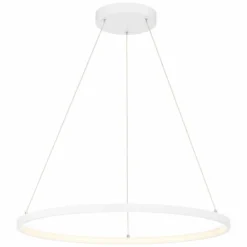 Access Lighting Anello 23.5" Wide Modern Matte White Ring LED Pendant