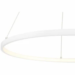 Access Lighting Anello 23.5" Wide Modern Matte White Ring LED Pendant -Outlet The Radiantix Store access lighting anello 23 5 inch wide modern matte white ring led pendant 325h3views2