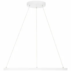 Access Lighting Anello 23.5" Wide Modern Matte White Ring LED Pendant -Outlet The Radiantix Store access lighting anello 23 5 inch wide modern matte white ring led pendant 325h3views3