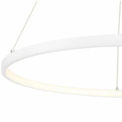 Access Lighting Anello 31.5" Wide Matte White Modern Ring LED Pendant -Outlet The Radiantix Store access lighting anello 31 5 inch wide matte white modern ring led pendant 328h3views3