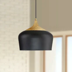 Access Lighting Blend 11 3/4" Wide Black Metal Modern LED Mini Pendant