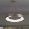 Acryluxe™ Sway 15" Wide Light Bronze LED Pendant Light