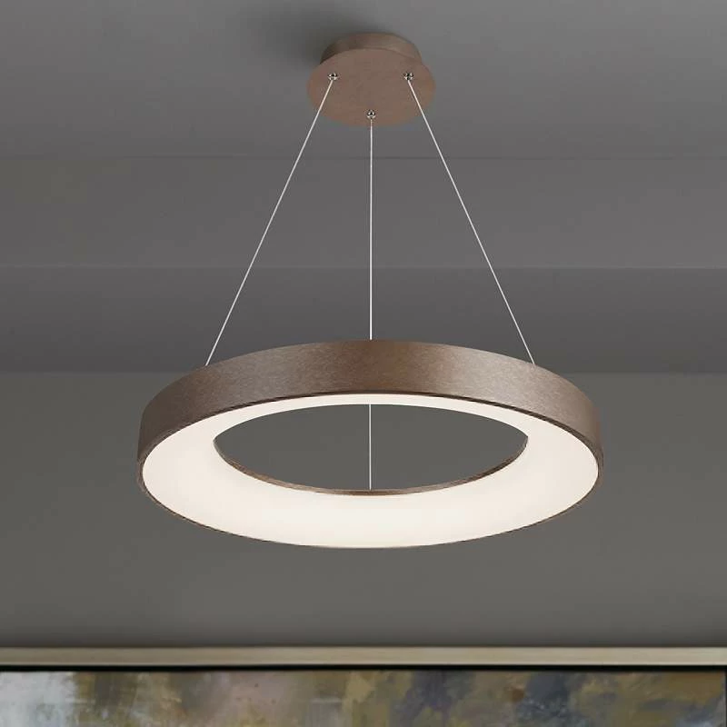 Acryluxe™ Sway 15" Wide Light Bronze LED Pendant Light 3 Acryluxe™ Sway 15" Wide Light Bronze LED Pendant Light
