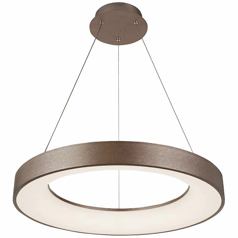 Acryluxe™ Sway 24" Wide Light Bronze LED Pendant Light 4 Acryluxe™ Sway 24" Wide Light Bronze LED Pendant Light - Image 2