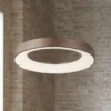 Acryluxe™ Sway 24" Wide Light Bronze LED Pendant Light