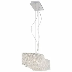Adali Curve 32" Wide Clear Crystal Linear Chandelier 14 Adali Curve 32" Wide Clear Crystal Linear Chandelier -Outlet The Radiantix Store adali curve 32 inch wide clear crystal linear chandelier 8g378views4