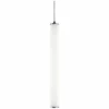 AFX Caden 5.1" Wide Satin Nickel Finish Tall Modern LED Mini-Pendant -Outlet The Radiantix Store afx caden 5 1 inch wide satin nickel finish tall modern led mini pendant 893x2