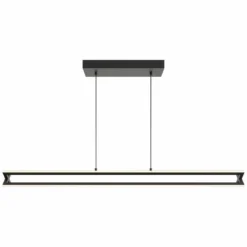 AFX Cass 48" Wide Black Finish Modern Linear Pendant -Outlet The Radiantix Store afx cass 48 inch wide black finish modern linear pendant 905x2