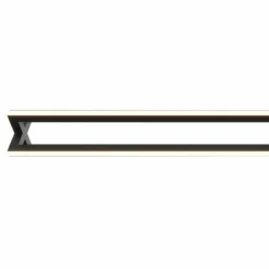 AFX Cass 48" Wide Black Finish Modern Linear Pendant -Outlet The Radiantix Store afx cass 48 inch wide black finish modern linear pendant 905x2views1