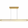 AFX Cass 48" Wide Gold Finish Modern Linear Pendant -Outlet The Radiantix Store afx cass 48 inch wide gold finish modern linear pendant 904x2