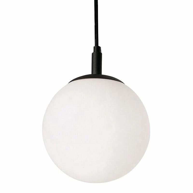 AFX Loretto 7.1" Wide Modern White Globe Pendant 3 AFX Loretto 7.1" Wide Modern White Globe Pendant