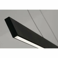 AFX Stealth 46" Wide Black Linear Modern LED Pendant -Outlet The Radiantix Store afx stealth 46 inch wide black linear modern led pendant 061d2views2