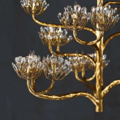 Agavé Americana 42" Wide 22-Light Dark Gold Leaf Chandelier 13 Agavé Americana 42" Wide 22-Light Dark Gold Leaf Chandelier -Outlet The Radiantix Store agave americana 42 inch wide 22 light dark gold leaf chandelier 518f0views3