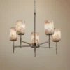 Alabaster Rocks!™ Union 24" Wide Nickel 5-Light Chandelier 2 Alabaster Rocks!™ Union 24" Wide Nickel 5-Light Chandelier -Outlet The Radiantix Store alabaster rocks union 24 inch wide nickel 5 light chandelier 53v49cropped