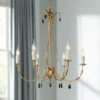 Alexis 23" Wide Antique Brass Metal 6-Light Chandelier 2 Alexis 23" Wide Antique Brass Metal 6-Light Chandelier -Outlet The Radiantix Store alexis 23 inch wide antique brass metal 6 light chandelier 91t49cropped