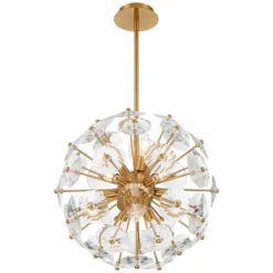 Alice 20" Wide Soft Gold And Crystal 11-Light Orb Pendant -Outlet The Radiantix Store alice 20 inch wide soft gold and crystal 11 light orb pendant 381m2views4