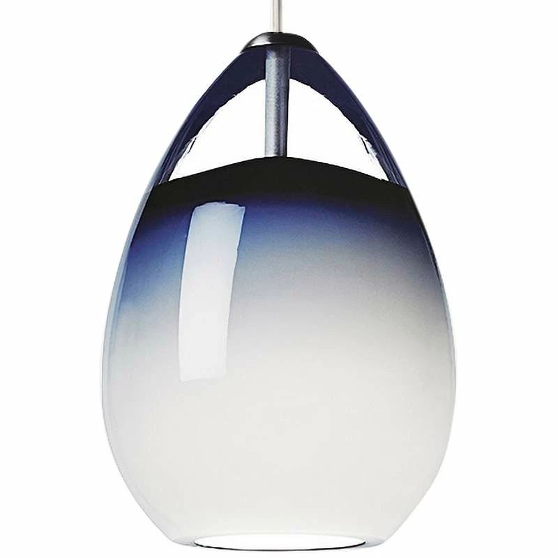 Alina 4" Wide Blue Glass Freejack Mini Pendant 4 Alina 4" Wide Blue Glass Freejack Mini Pendant - Image 2