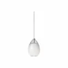 Alina 4" Wide White Glass Freejack Mini Pendant -Outlet The Radiantix Store alina 4 inch wide white glass freejack mini pendant 73h78