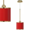 All Red Giclee Gold Mini Pendant Light -Outlet The Radiantix Store all red giclee gold mini pendant light 689n6cropped