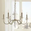 Allegri Bolivar 24" Wide Champagne Gold 6-Light Chandelier -Outlet The Radiantix Store allegri bolivar 24 inch wide champagne gold 6 light chandelier 22w56cropped