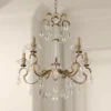Allegri Valencia 26" Wide Champagne Gold 5-Light Chandelier 2 Allegri Valencia 26" Wide Champagne Gold 5-Light Chandelier -Outlet The Radiantix Store allegri valencia 26 inch wide champagne gold 5 light chandelier 22w66cropped