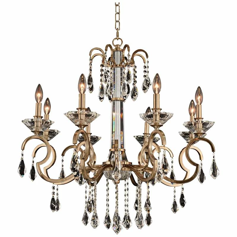 Allegri Valencia 32" Wide Champagne Gold 8-Light Chandelier 4 Allegri Valencia 32" Wide Champagne Gold 8-Light Chandelier - Image 2