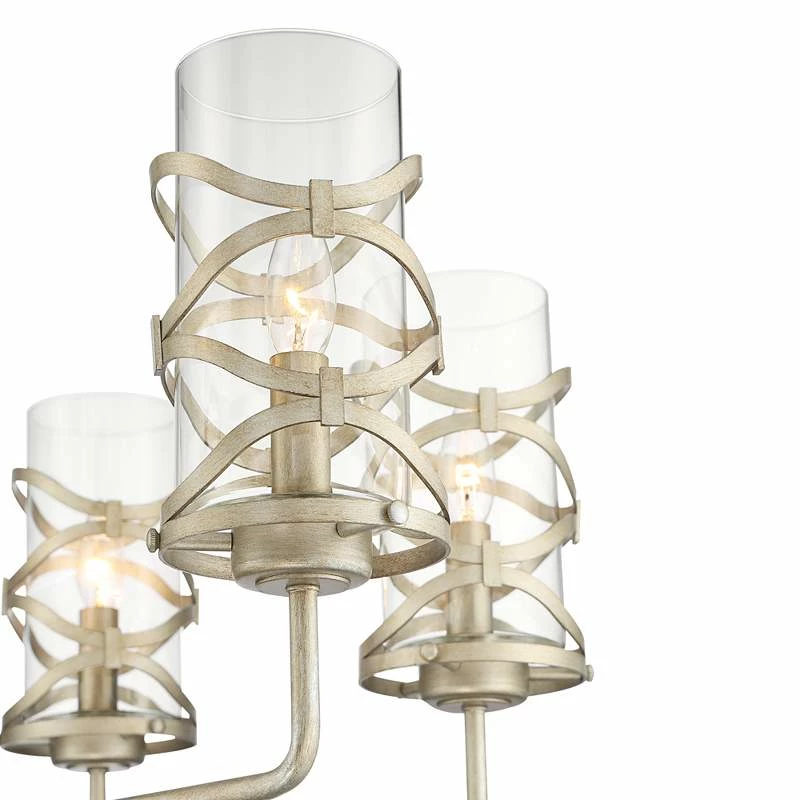 Ambert 31" Wide Brushed Nickel 6-Light Chandelier 5 Ambert 31" Wide Brushed Nickel 6-Light Chandelier - Image 3