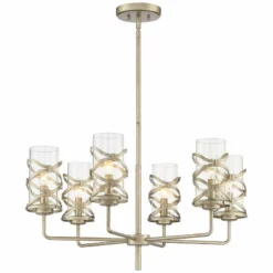 Ambert 31" Wide Brushed Nickel 6-Light Chandelier 15 Ambert 31" Wide Brushed Nickel 6-Light Chandelier -Outlet The Radiantix Store ambert 31 inch wide brushed nickel 6 light chandelier 91x44views5