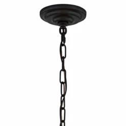 Anchor 22 1/2" Wide Matte Black 6-Light Chandelier 9 Anchor 22 1/2" Wide Matte Black 6-Light Chandelier -Outlet The Radiantix Store anchor 22 and one half inch wide matte black 6 light chandelier 861h1views2