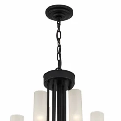 Anchor 60 1/2" Wide Matte Black 48-Light Chandelier 9 Anchor 60 1/2" Wide Matte Black 48-Light Chandelier -Outlet The Radiantix Store anchor 60 and one half inch wide matte black 48 light chandelier 863h1views2