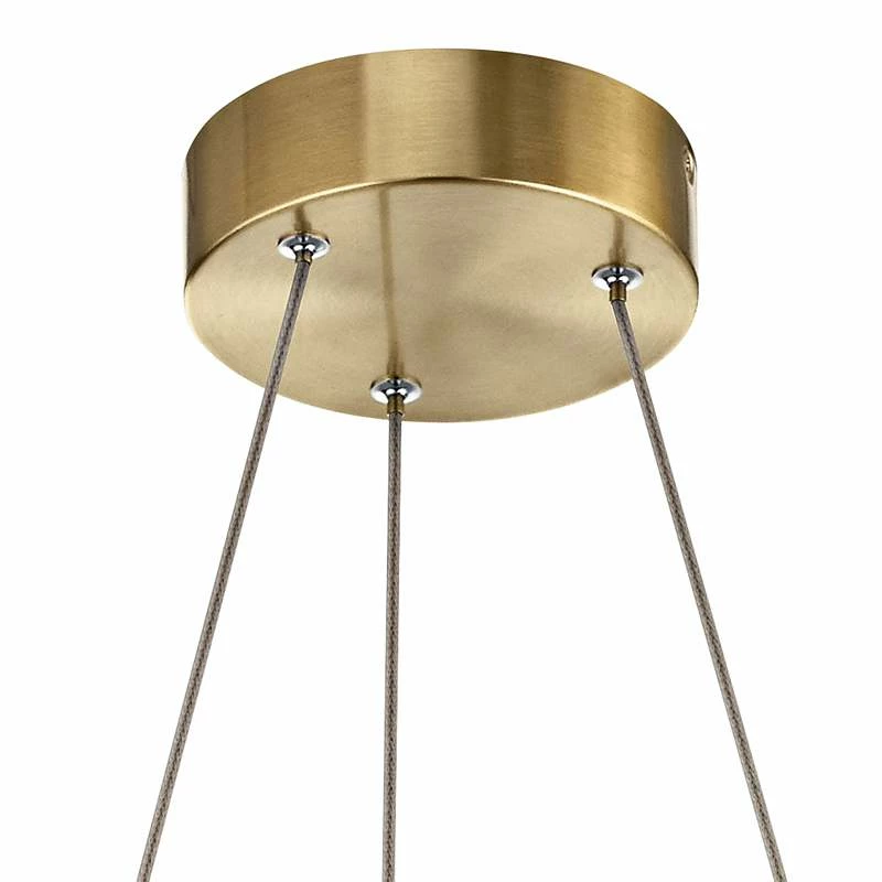 Arabella 20 1/2"W Champagne Gold 6-Light LED Crystal Pendant 6 Arabella 20 1/2"W Champagne Gold 6-Light LED Crystal Pendant - Image 4