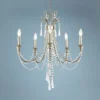 Arcadia 23 1/2"W Antique Silver Crystal 5-Light Chandelier 1 Arcadia 23 1/2"W Antique Silver Crystal 5-Light Chandelier -Outlet The Radiantix Store arcadia 23 and one half inchw antique silver crystal 5 light chandelier 71y23cropped