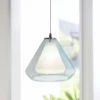 AFX Armitage 10"W Satin Nickel LED Mini Pendant With Aqua Glass 1 AFX Armitage 10"W Satin Nickel LED Mini Pendant With Aqua Glass -Outlet The Radiantix Store armitage 10 inchw satin nickel led mini pendant with aqua glass 82h59cropped
