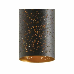 AFX Ash 3 1/2" Wide Black And Gold Cylinder LED Mini Pendant -Outlet The Radiantix Store ash 3 and one half inch wide black and gold cylinder led mini pendant 69d63views1
