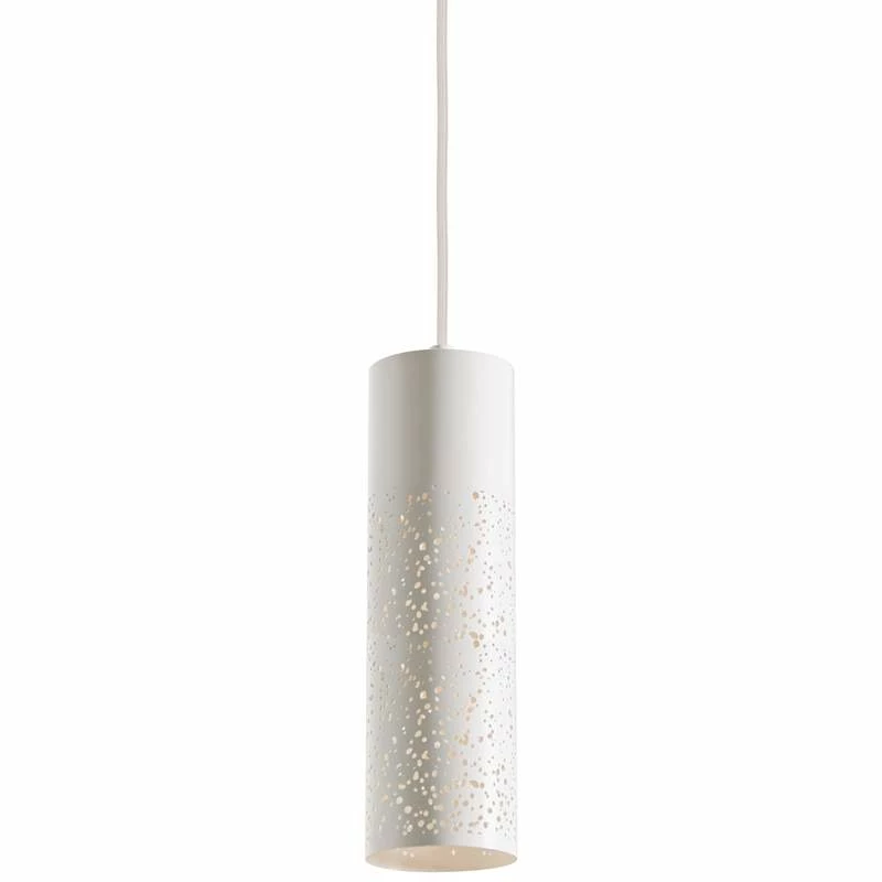 AFX Ash 3 1/2" Wide White Cylinder LED Mini Pendant 4 AFX Ash 3 1/2" Wide White Cylinder LED Mini Pendant - Image 2