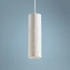 AFX Ash 3 1/2" Wide White Cylinder LED Mini Pendant -Outlet The Radiantix Store ash 3 and one half inch wide white cylinder led mini pendant 69d64cropped