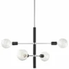 Astrid 24" Wide Polished Nickel And Black 4-Light Chandelier 1 Astrid 24" Wide Polished Nickel And Black 4-Light Chandelier -Outlet The Radiantix Store astrid 24 inch wide polished nickel and black 4 light chandelier 47c99