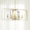 Aureum 40" Wide Gold And White 6-Light Island Pendant Light 2 Aureum 40" Wide Gold And White 6-Light Island Pendant Light -Outlet The Radiantix Store aureum 40 inch wide gold and white 6 light island pendant light 89y92cropped