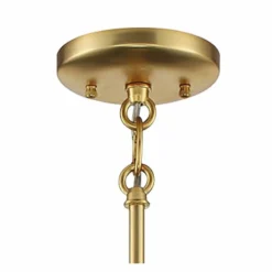 Aureum 7"W Honey Gold And White Open Cage Mini Pendant Light -Outlet The Radiantix Store aureum 7 inchw honey gold and white open cage mini pendant light 89y88views2