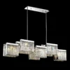 Avenue Broadway 57"W Nickel Kitchen Island Light Chandelier -Outlet The Radiantix Store avenue broadway 57 inchw nickel kitchen island light chandelier 12t38