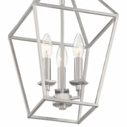 Aviary 9 1/2" Wide Brushed Nickel 3-Light Foyer Mini Pendant 9 Aviary 9 1/2" Wide Brushed Nickel 3-Light Foyer Mini Pendant -Outlet The Radiantix Store aviary 9 and one half inch wide brushed nickel 3 light foyer mini pendant 78c92views2