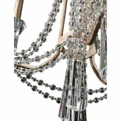 Barcelona 17" Wide Transcend Silver Crystal Chandelier -Outlet The Radiantix Store barcelona 17 inch wide transcend silver crystal chandelier 11m20views2