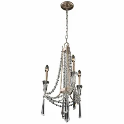 Barcelona 17" Wide Transcend Silver Crystal Chandelier -Outlet The Radiantix Store barcelona 17 inch wide transcend silver crystal chandelier 11m20views3